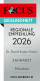 Siegel: FOCUS Gesundheit - Regionale Empfehlung 2025 - Zahnarzt München