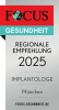 Siegel: FOCUS Gesundheit - Regionale Empfehlung 2025 - Implantologe München